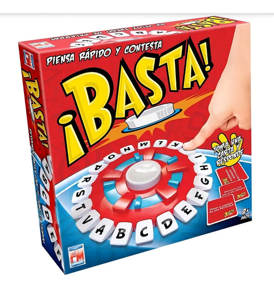 Basta Juego de Cartas Electrónico Familiar de Reacción Rápida y Diversión