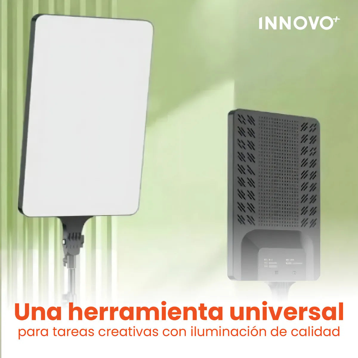 Panel de Luz LED Profesional INNOVO RL 3500W con Trípode y Control