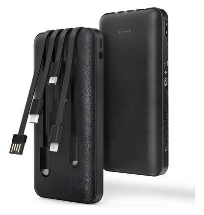 Cargador Portátil 10000mAh Para iPhone y Android cable incluido Powerbank 1Hora