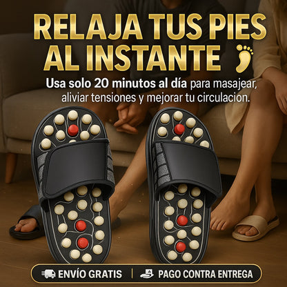 Sandalias Masajeadoras de Reflexología para Bienestar y Alivio