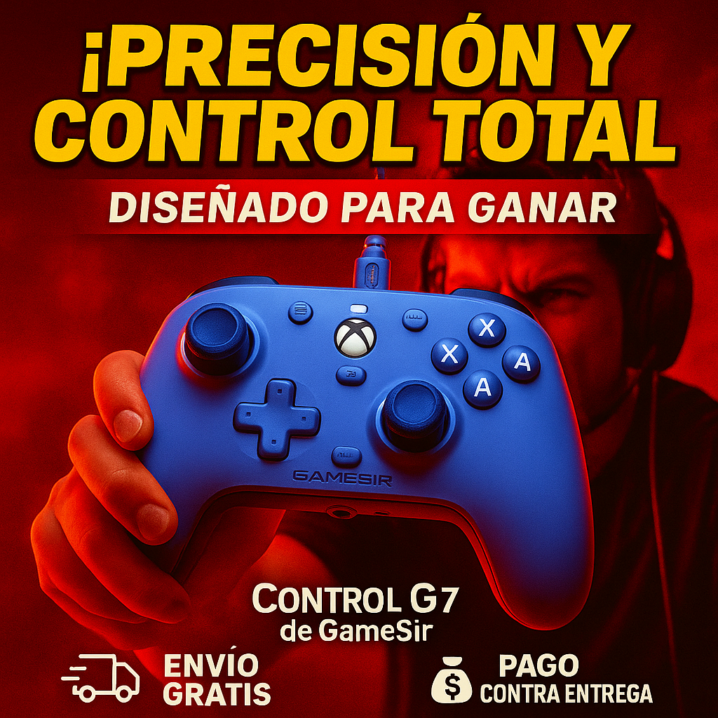 Control GameSir G7 SE para Xbox y PC  Gatillos Hall + GAME Pass.