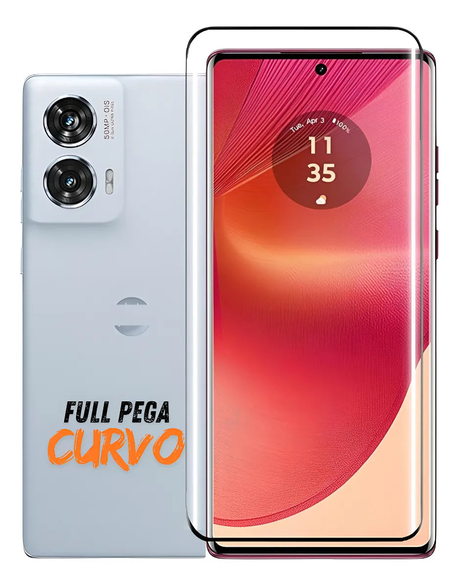 Protector de Pantalla Full Pega con Alta Sensibilidad Edge 50 fusion y otro