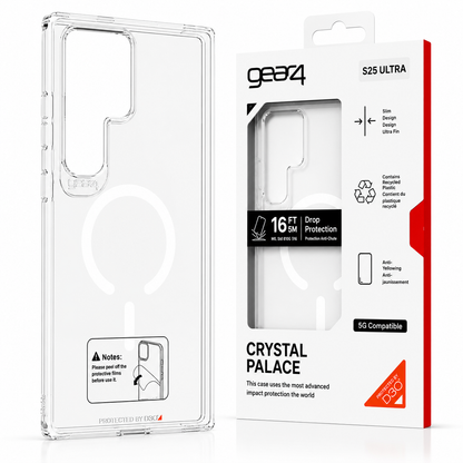 Estuche Gear4 Crystal MagSafe para Samsung Case Transparente Alta Calidad - Funda - Carcasa.