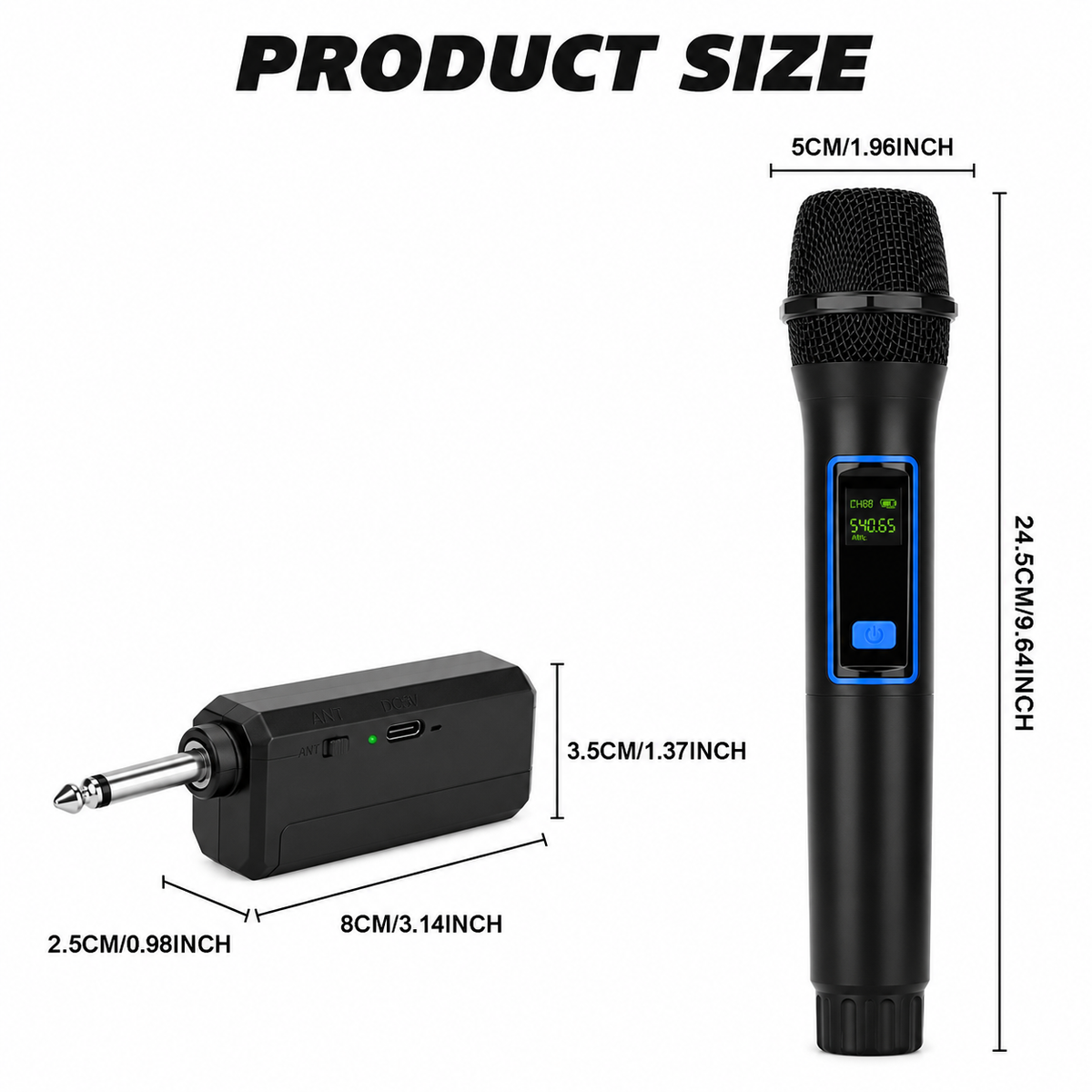 Micrófono Inalámbrico Nobrand W6 Dinámico Cardioide para Karaoke
