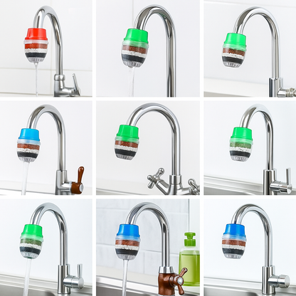 Filtro Purificador de Grifo con Carbón Activado para Agua Limpia