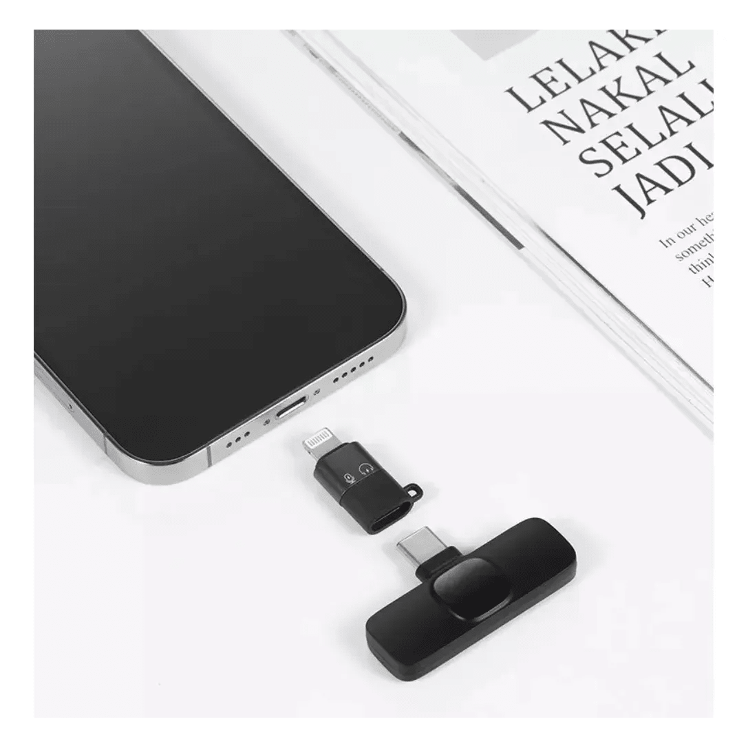 Adaptador Convertidor para Microfono solapa puerto Usb C a puerto Lightning - Tecnomundointl