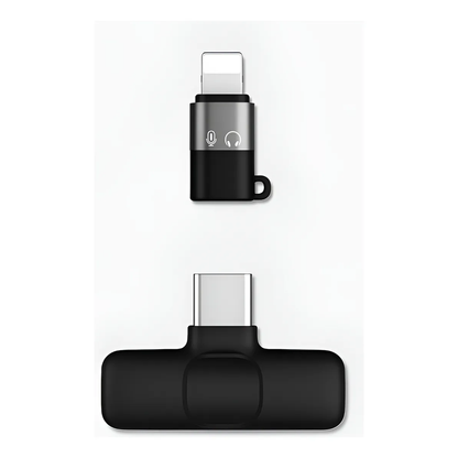 Adaptador Convertidor para Microfono solapa puerto Usb C a puerto Lightning - Tecnomundointl