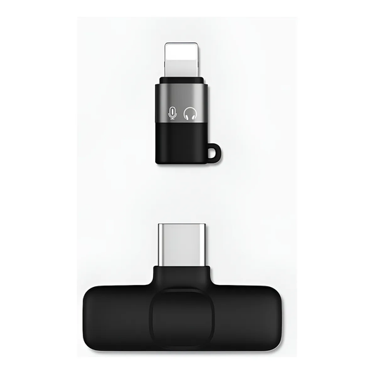 Adaptador Convertidor para Microfono solapa puerto Usb C a puerto Lightning - Tecnomundointl
