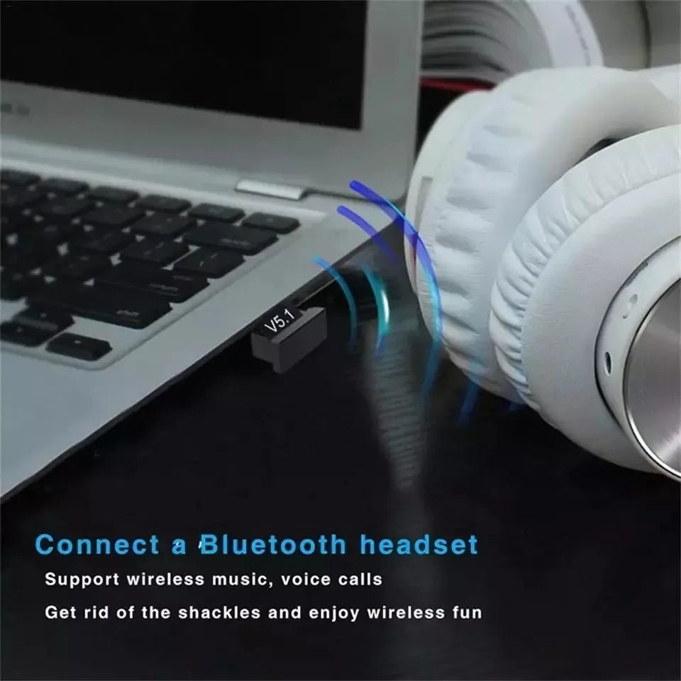 Adaptador Usb Receptor Bluetooth 5.1 Para Pc Control Ps4 Xbo - Tecnomundointl