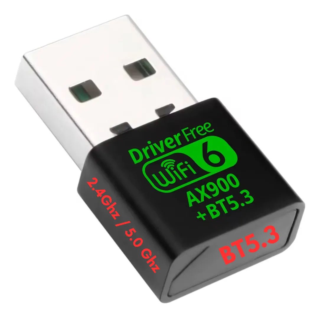 Adaptador USB WiFi 6 AX900 Dual Band con Bluetooth 5.3 - Tecnomundointl