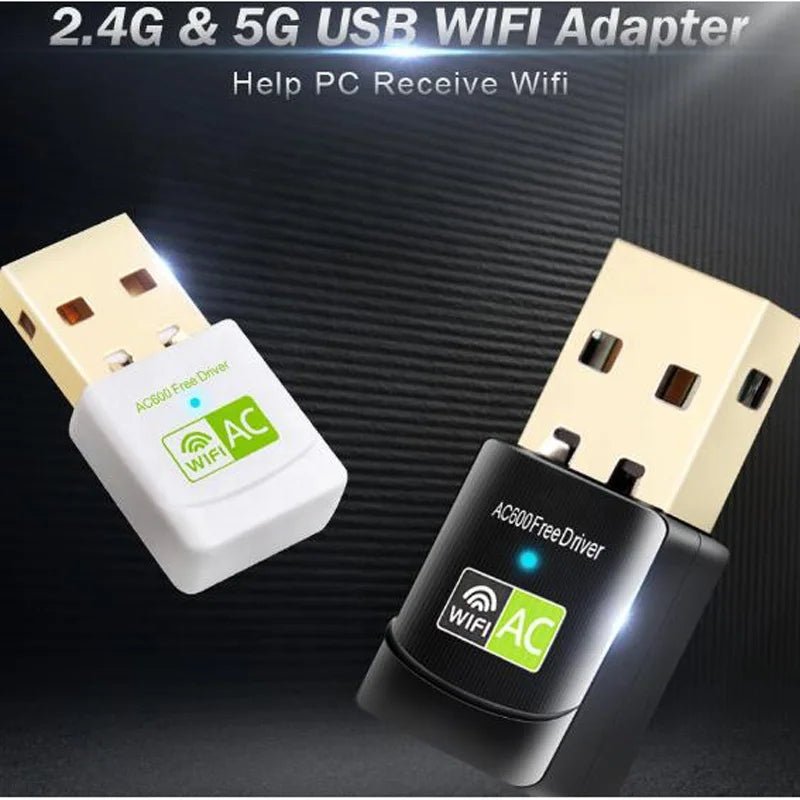 Adaptador USB WiFi Dual Band AC600 600Mb - Tecnomundointl