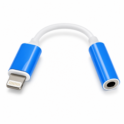 Adaptador Lightning a Jack 3.5 mm para iPhone | Audio + Micrófono | Compatible con iOS