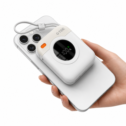 Cargador portatil Power Bank Magnético Multi X1 10000mAh Carga Inalámbrica 15W Portátil G-TiDE