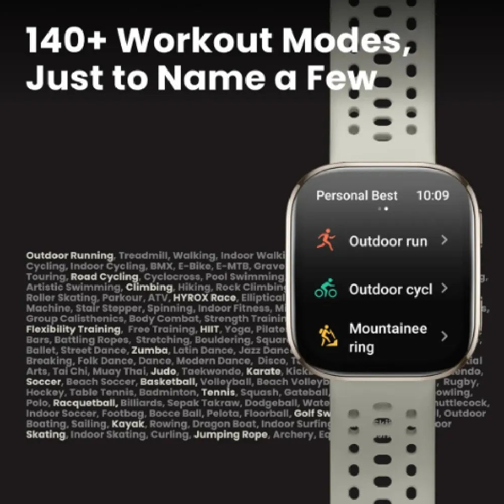 Amazfit Bip 6 Sport AMOLED GPS bateria 15 dias - Resistente al agua 5ATM - Tecnomundointl