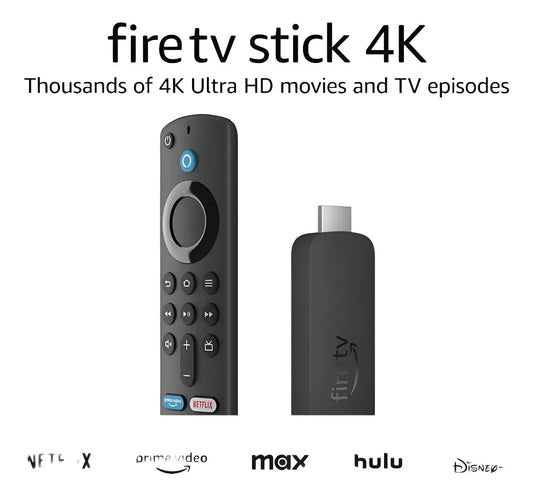 Amazon Fire TV Stick 4K WiFi 6 Control Voz Alexa Streaming Reacondicionado + Obsequio - Tecnomundointl