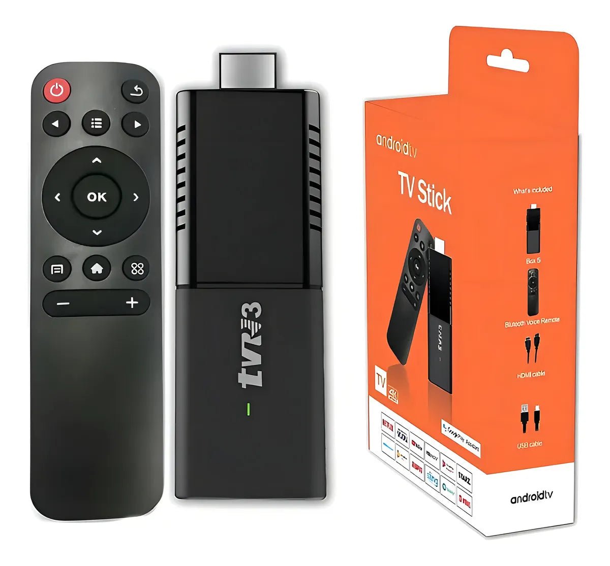 Android TV Stick 4K 16GB 2GB RAM Android 14 HDMI WiFi compatible Magistv (Xuper) - Tecnomundointl