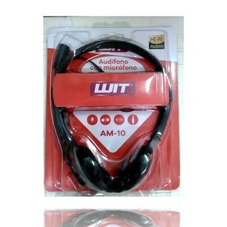 Audifono Headset Gaming WIT AM - 10 Negro con Micrófono para Computadora - Tecnomundointl