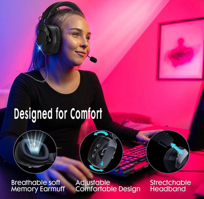 Audífonos Gamer Inalámbricos PS5 / PS4 BL100 PRO | Sonido 3D + Ultra Comodidad + muy baja Latencia - Tecnomundointl