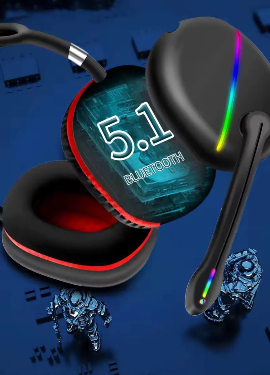 Audífonos Gamer Max15 Sonido 6d + Luces Led Rgb + Micrófono. - Tecnomundointl