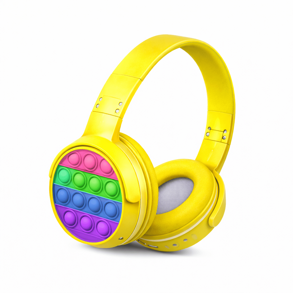 Audífonos Inalámbricos Infantiles con Diseño Pop It - Tecnomundointl