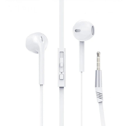 Audífonos Vidvie HS604 Manos Libres 3.5mm In - Ear Con excelenrte Bajo cable plano - Tecnomundointl