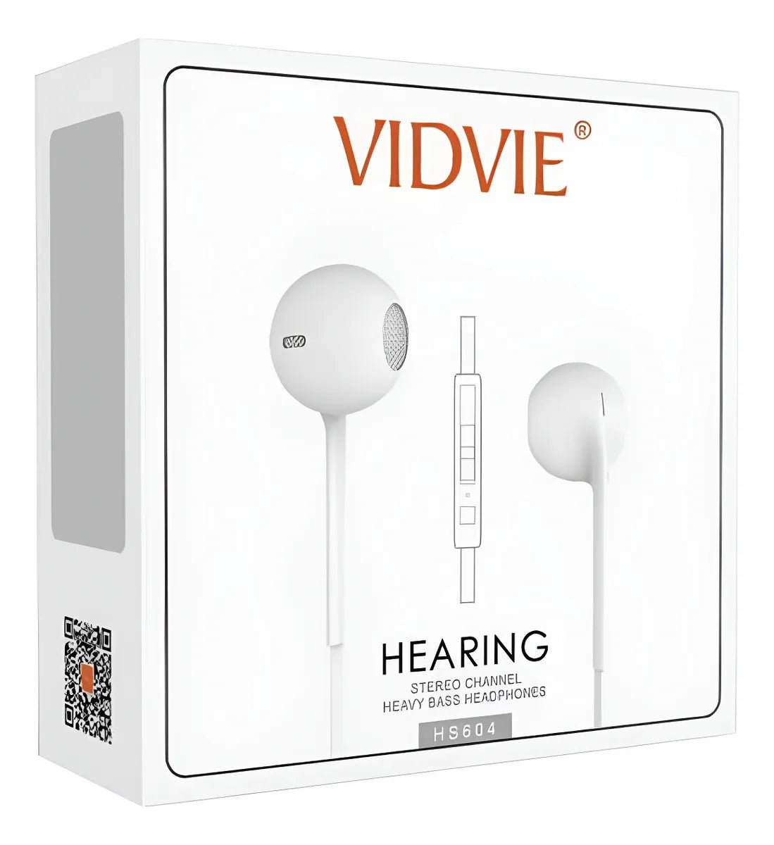 Audífonos Vidvie HS604 Manos Libres 3.5mm In - Ear Con excelenrte Bajo cable plano - Tecnomundointl