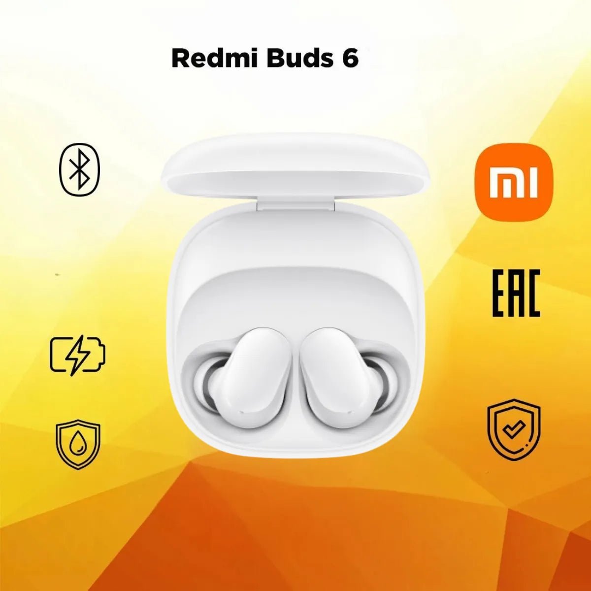audufonos Xiaomi Redmi Buds 6 Play Bluetooth 5.4 hasta 36Horas Resistencia IPX4 - Tecnomundointl