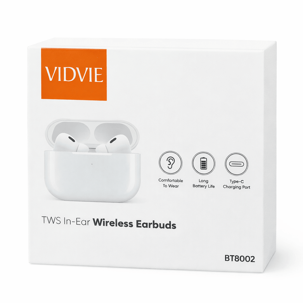 Auriculares Inalámbricos Vidvie Bt8002 ergonómico Earbuds pro 2 TWS in - ear - Tecnomundointl