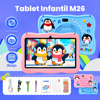Tablet Infantil Mobula M26 7" 3GB RAM WiFi Control Parental para Niños