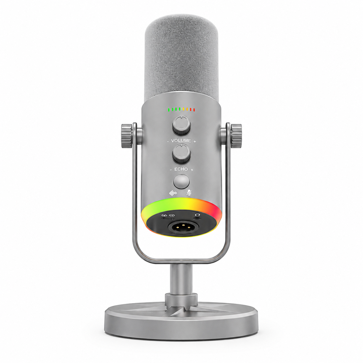 Micrófono USB Profesional RGB para PC y Streaming | Condensador Cardioide con Filtro Podcast
