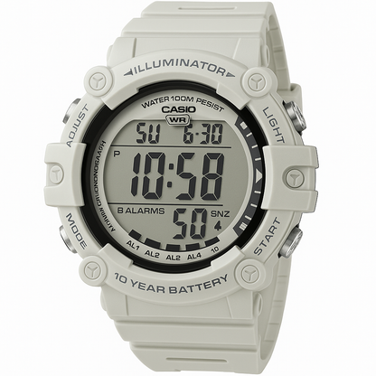 Reloj Casio Deportivo con Luz LED y Batería de 10 Años