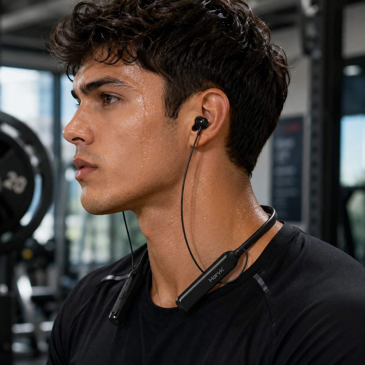 Audífonos Bluetooth Deportivos Harvic de cuello Inalámbricos hasta 12 horas