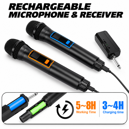 Micrófono Inalámbrico Nobrand W6 Dinámico Cardioide para Karaoke