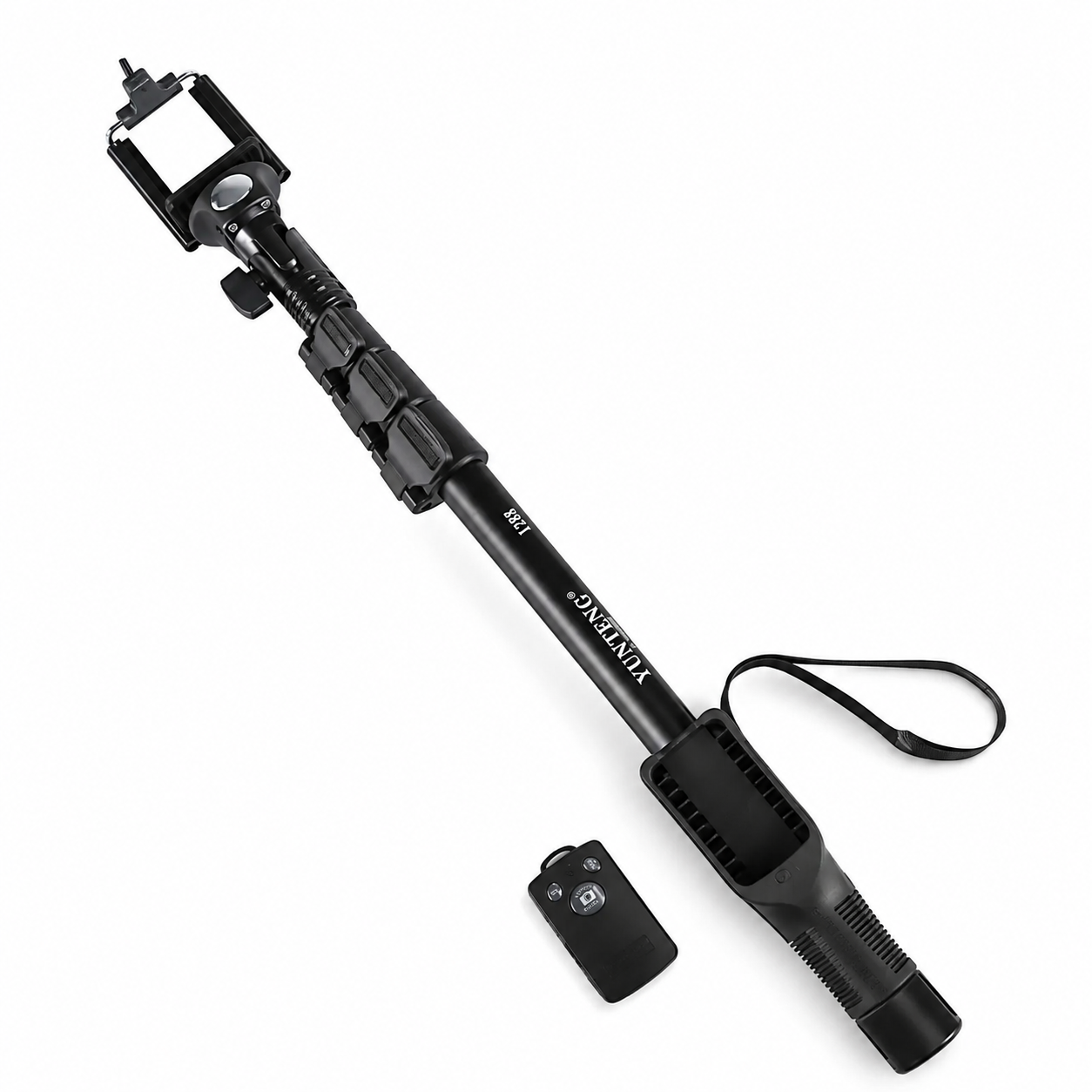 Palo Selfie Trípode Yunteng YT-1288 Bluetooth Extensible 125 cm con Control Remoto para Celular y Cámara