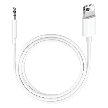 Cable Lightning a Jack 3.5mm Macho 1m para iPhone Audio Estéreo - Tecnomundointl