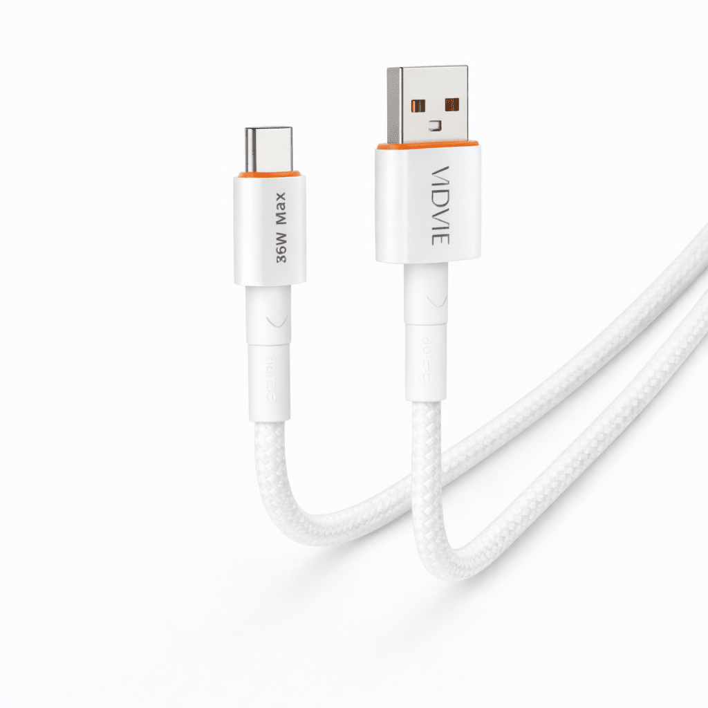 Cable USB usb - C 66W Carga Rápida Trenzado 120cm VIDVIE CB4033 - Tecnomundointl