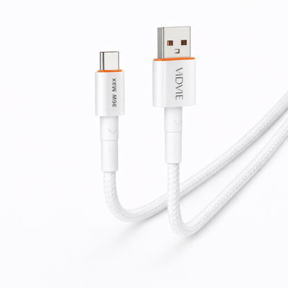 Cable USB usb - C 66W Carga Rápida Trenzado 120cm VIDVIE CB4033 - Tecnomundointl
