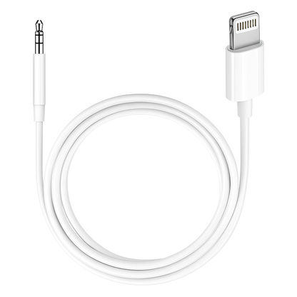 Cable Lightning a Jack 3.5mm Macho 1m para iPhone Audio Estéreo