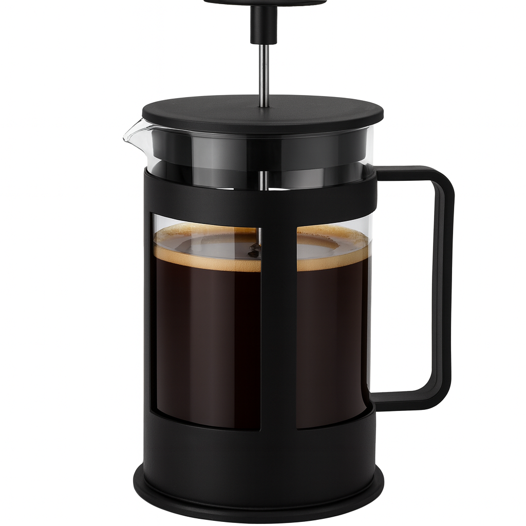 Cafetera Prensa Francesa 800 ml en Vidrio y Acero Inoxidable para Café Premium