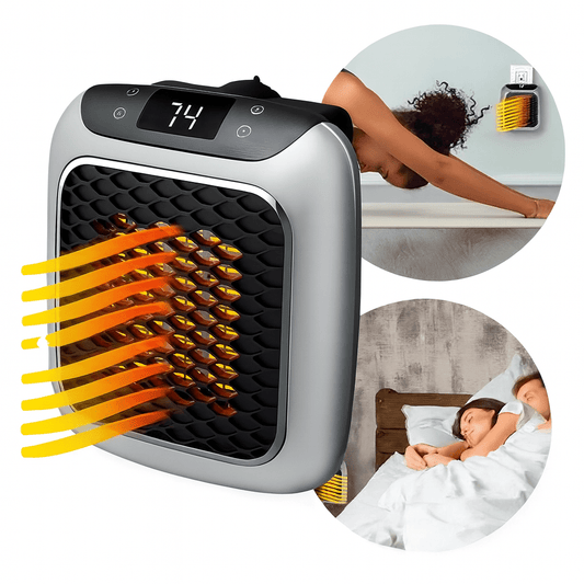 Calentador de Habitacion Turbo 800 Enciéndelo y Siente el Calor al Instante | Bajo Consumo de Energía - Tecnomundointl
