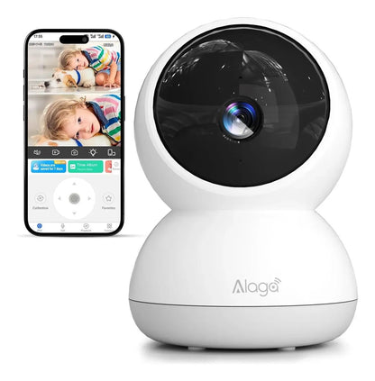 Cámara de Seguridad WiFi 3K 360° Inteligente con IA | Visión Nocturna | Alaga P50S - Tecnomundointl