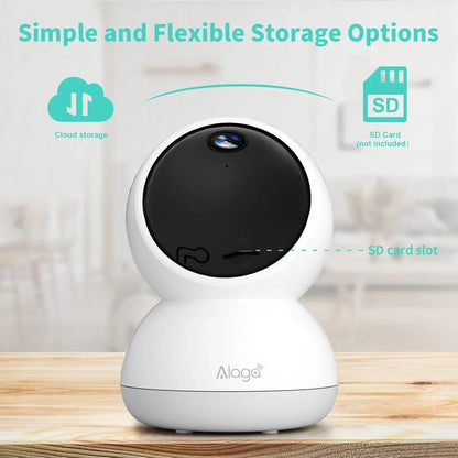 Cámara de Seguridad WiFi 3K 360° Inteligente con IA | Visión Nocturna | Alaga P50S - Tecnomundointl
