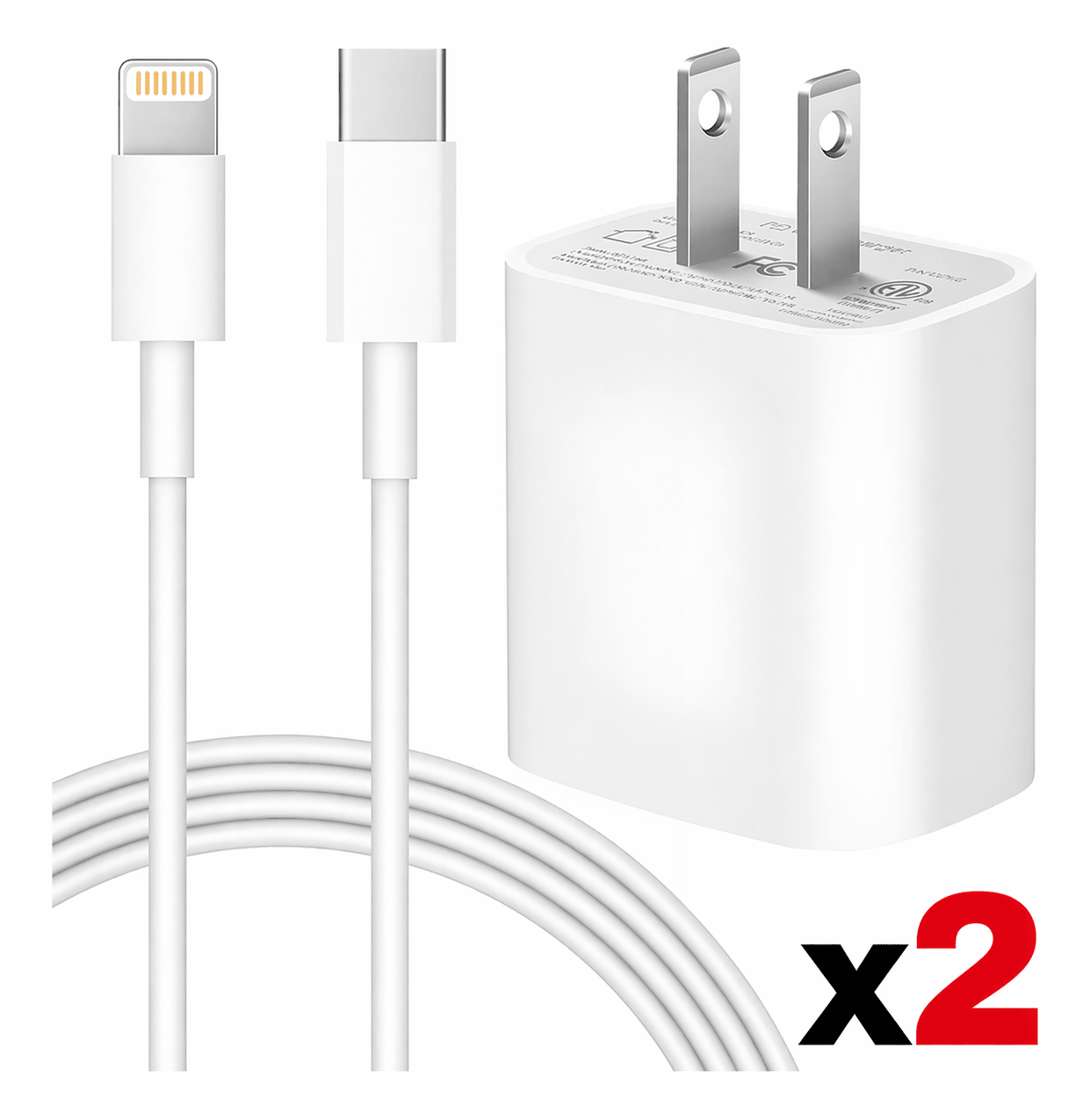 Cargador Completo 25W para iPhone con Cable USB - C a Lightning – Carga Rápida - Tecnomundointl