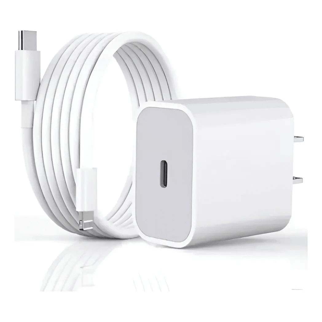Cargador Completo 25W para iPhone con Cable USB - C a Lightning – Carga Rápida - Tecnomundointl