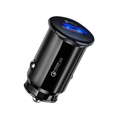 Cargador de carga Rapida para Carro 18W USB QC 3.0 Universal - Tecnomundointl