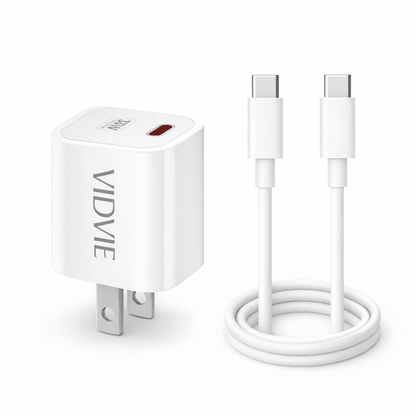 Cargador Original VIDVIE 33W Type - C PD PLM354 de carga rapida - Tecnomundointl