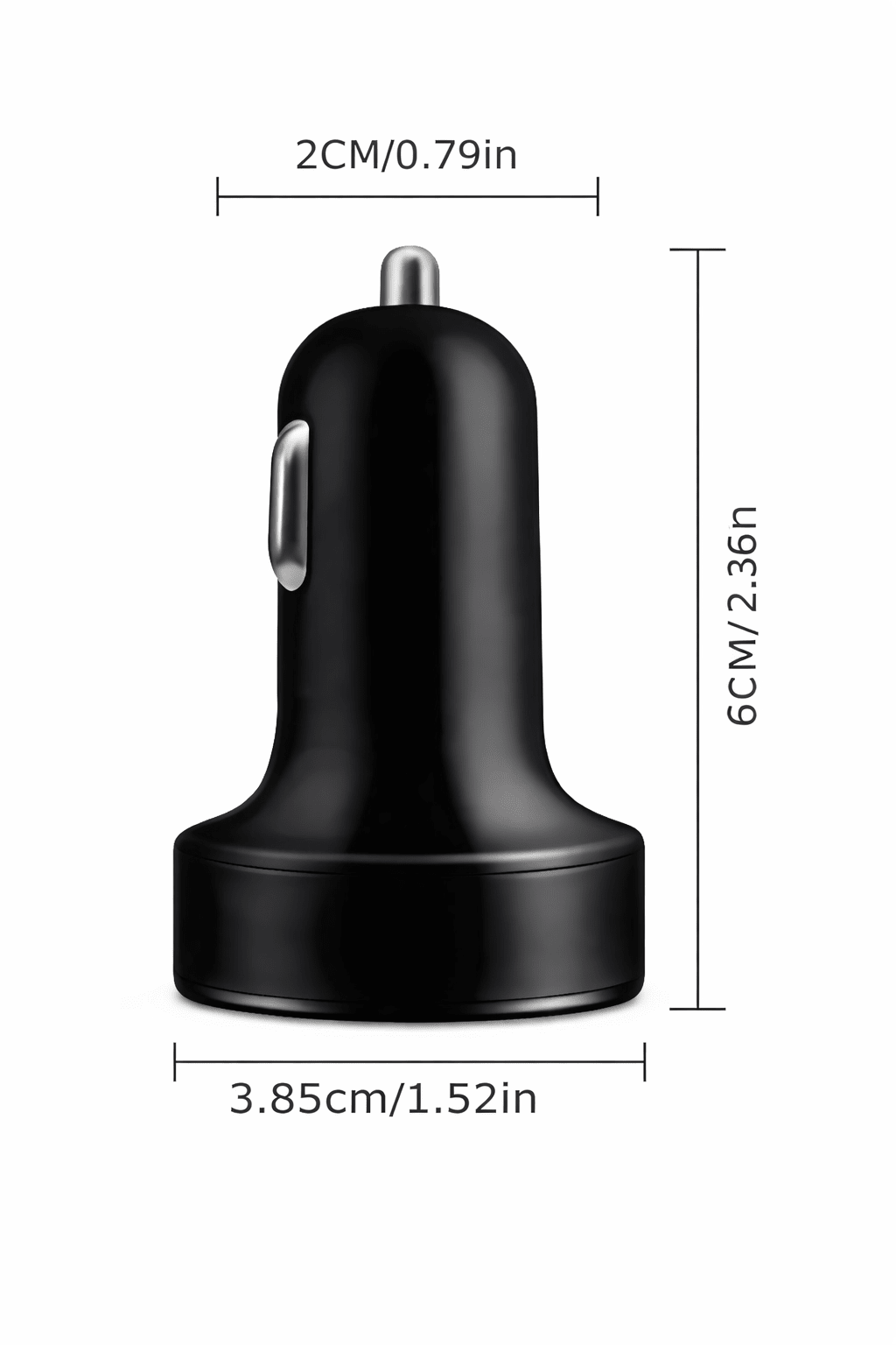 Cargador para carro 6 puertos USB y USB - C carga rápida - Tecnomundointl