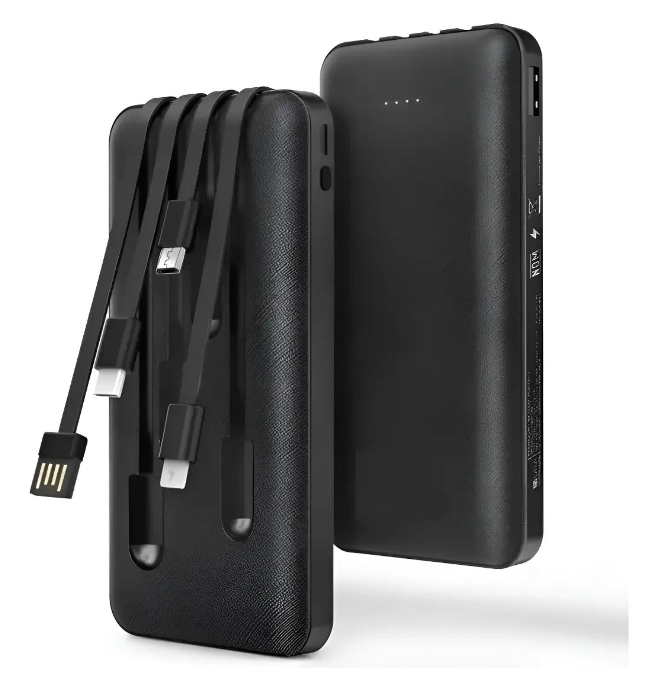 Cargador Portátil 10000mAh Para iPhone y Android cable incluido Powerbank 1Hora - Tecnomundointl