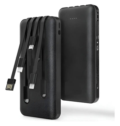 Cargador Portátil 10000mAh Para iPhone y Android cable incluido Powerbank 1Hora - Tecnomundointl