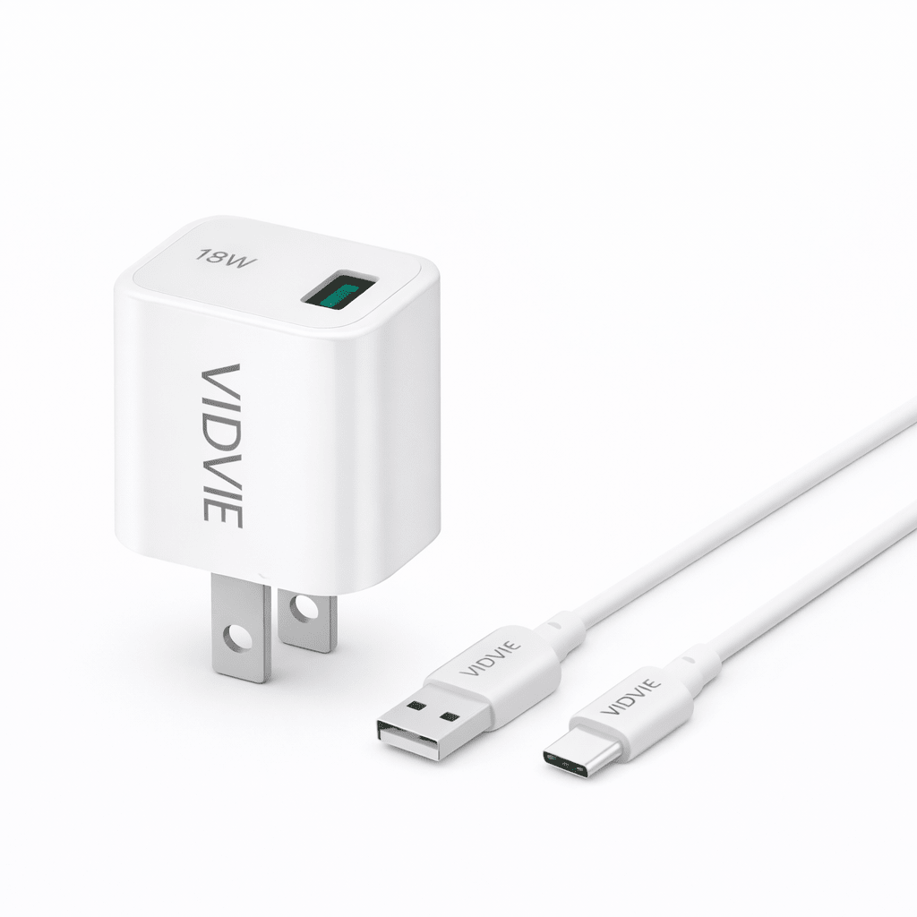 Cargador Rápido VIDVIE VS - A15T 18W USB Fast Charge - Tecnomundointl